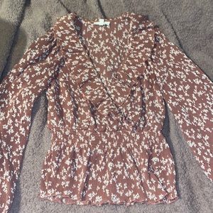 blu pepper long sleeved blouse